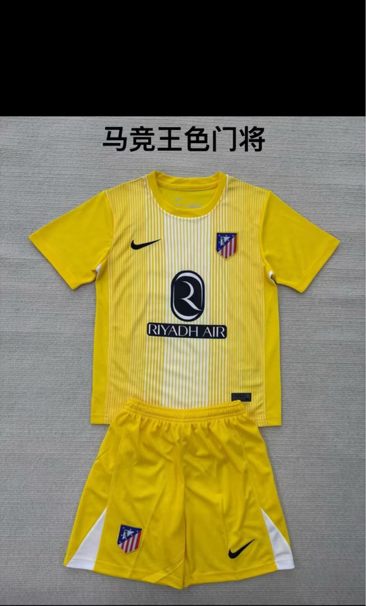 Maillots enfant 25/26 Neufs (Gardien de but Atlético Madrid)