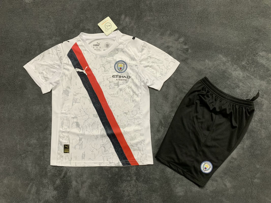 Maillots enfants de Manchester City à l'extérieur 25/26