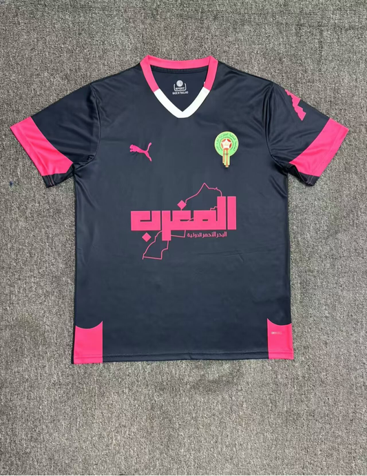 Survêtement d'entraînement marocain Fans Version 2025 bleu marine