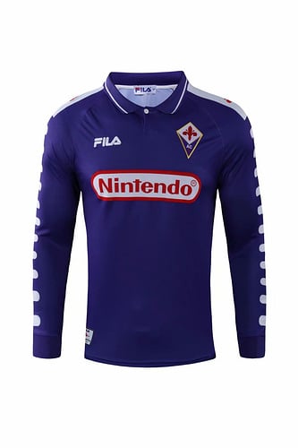 Maillot domicile rétro 98/99 Fiorentina à manches longues