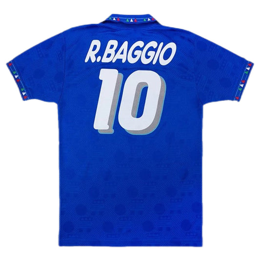 Maillot rétro Italie R.Baggio 10 Domicile Réplique Coupe du Monde 1994
