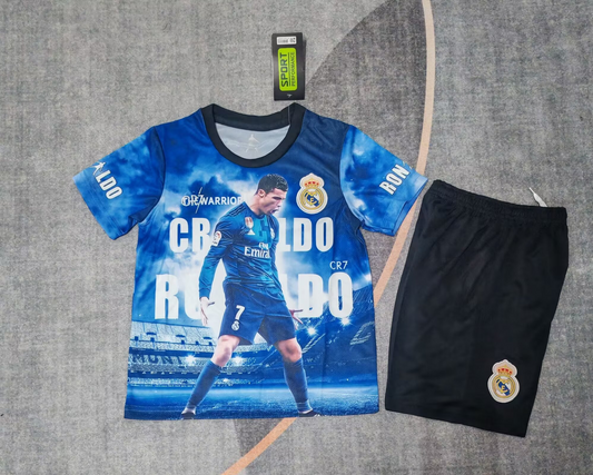Maillots enfants 25/26 Cristiano Ronaldo star