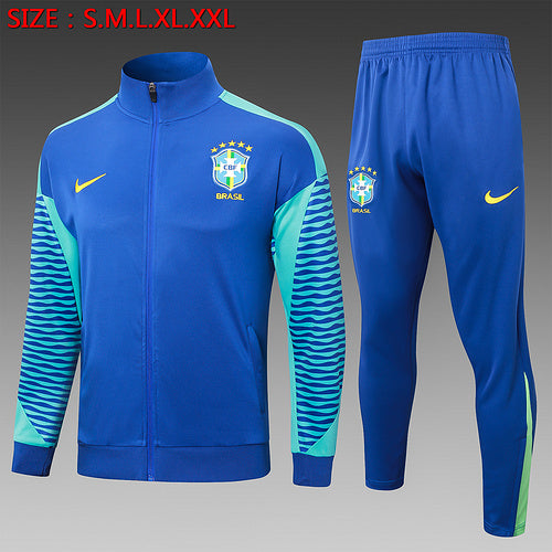 Ensembles de vestes bleues de couleur Brésil 24/25