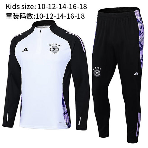 Survêtement demi-zip blanc pour enfant 24/25 Allemagne
