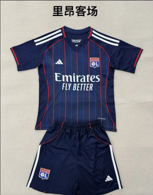 Maillots adultes Lyon extérieur 25/26