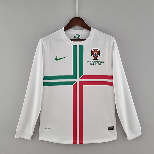 Maillot extérieur rétro à manches longues Portugal 2012