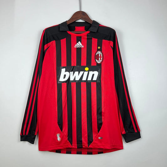 Retro  07/08 AC Milan Home Long Sleeve