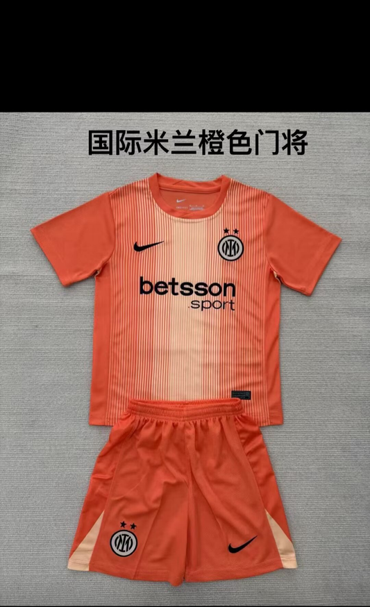 Maillots adultes 25/26 Neufs (Gardien orange de l'Inter Milan)