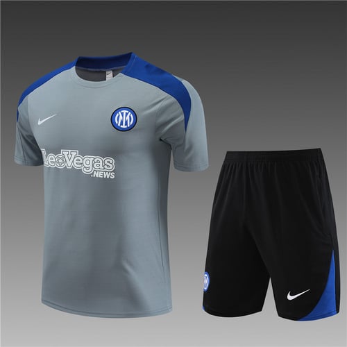 Maillots d'entraînement gris Inter Milan 24/25