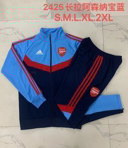 Ensembles de vestes bleu royal Arsenal 24/25