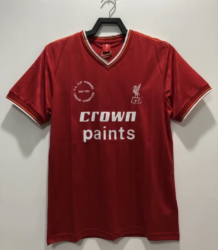 Rétro 1985/86 Liverpool Domicile