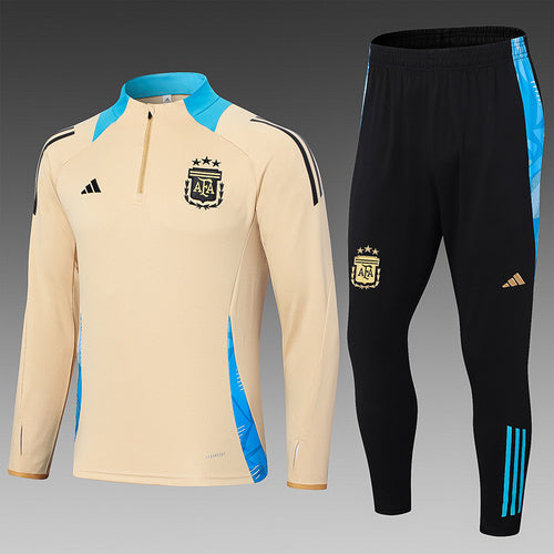 Survêtement demi-zip kaki Argentine 24/25