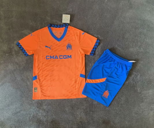 Maillots enfant 24/25 Olympique de Marseille troisième extérieur