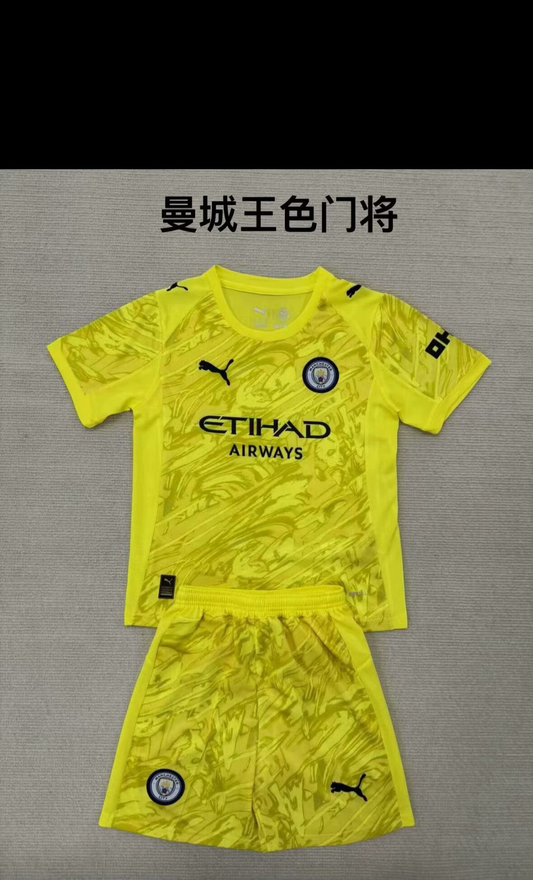 Maillots enfants 25/26 New Manchester City Jaune