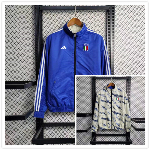 Coupe-vent double face bleu Italie 24/25
