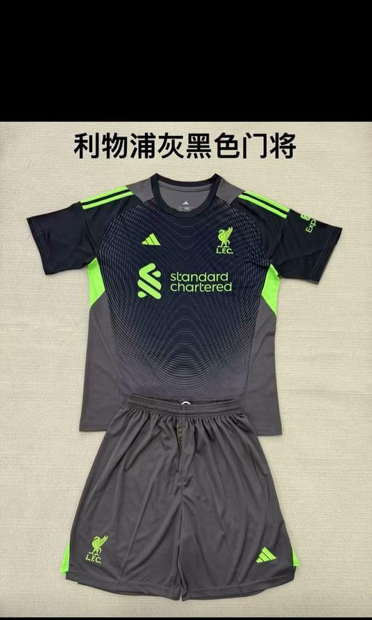 Ensemble adulte 25/26 (Liverpool gris noir gardien de but)