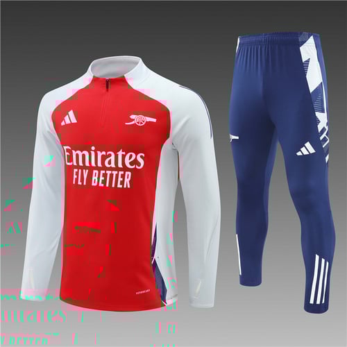 Survêtement demi-zip rouge Arsenal 24/25