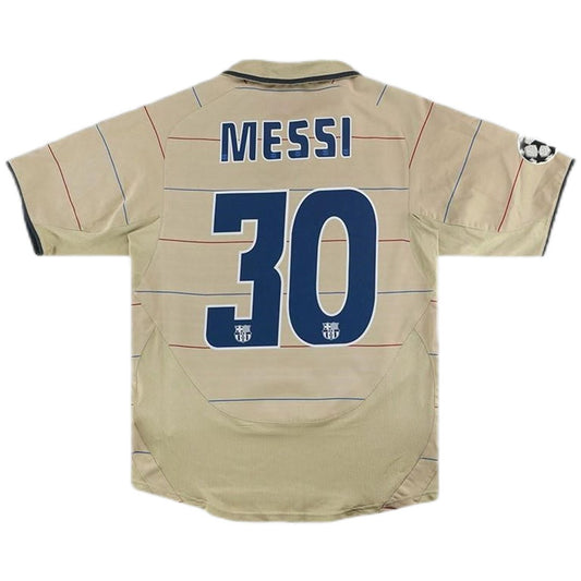 Maillot rétro Messi 30 Barcelone extérieur 2003/05