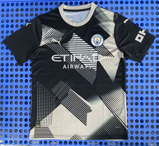 Version 25/26Fan Version conceptuelle gris foncé de Manchester City