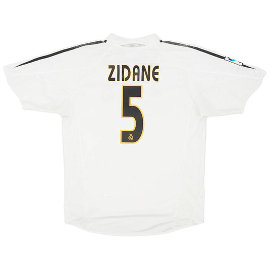 Maillot rétro Zidane 5 Real Madrid Domicile 2004/05