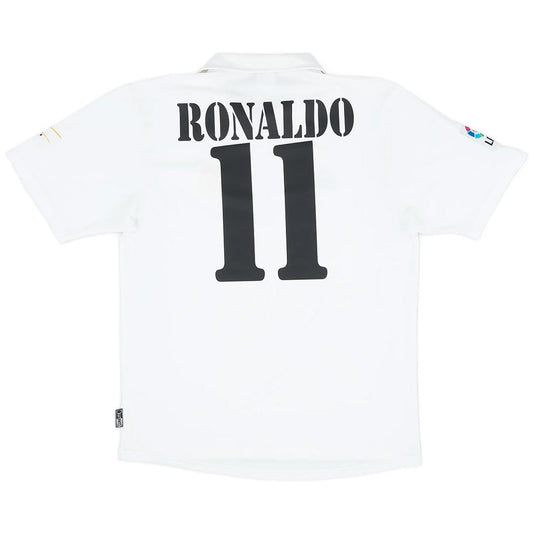 Maillot rétro RONALDO 11 Real Madrid Centenaire Domicile 2002/03