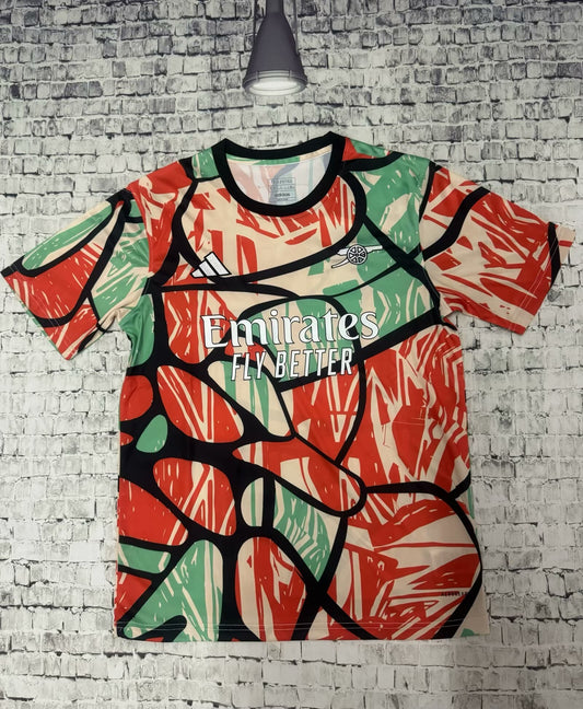 Uniforme d'entraînement pré-course d'Arsenal Version 24/25 pour les fans