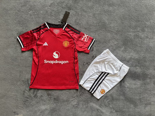 Maillots enfants 25/26 Manchester United domicile