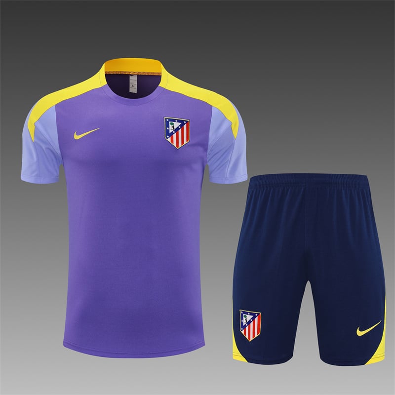 Maillots d'entraînement violets pour adultes de l'Atlético de Madrid 25/26