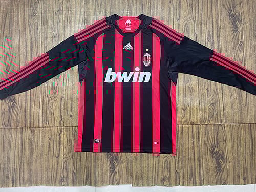 Retro  08/09 AC Milan Home Long Sleeve