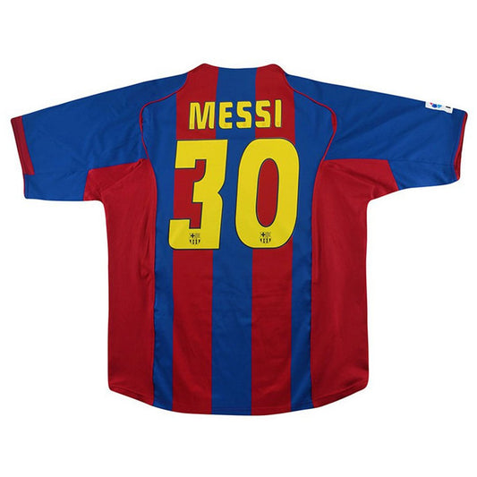 Maillot rétro Messi 30 domicile Barcelone 2004/05