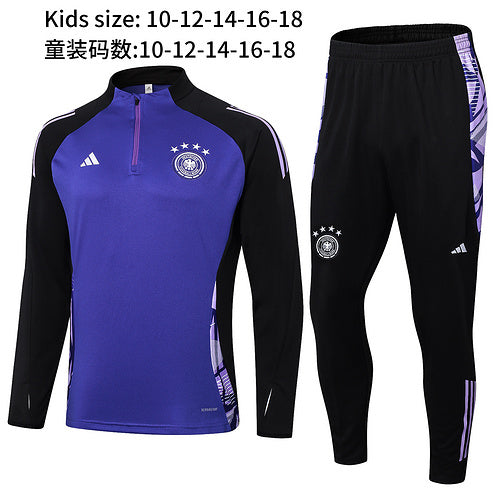 Survêtement violet demi-zip pour enfant 24/25 Allemagne