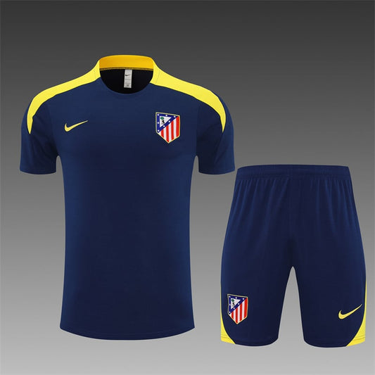 Maillots d'entraînement bleus pour adultes de l'Atlético de Madrid 25/26