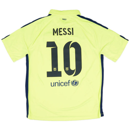 Maillot Troisième Messi 10 Rétro Barcelone 2014/15