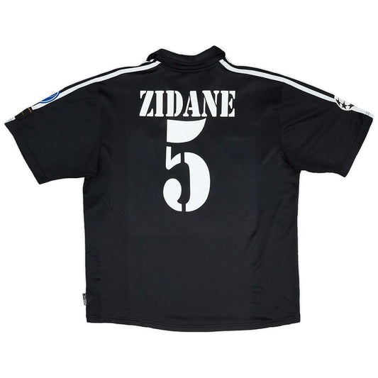 Maillot rétro Zidane 5 Real Madrid Centenaire Extérieur 2002/03