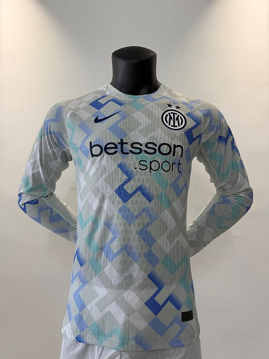 Version Joueur 25/26Maillot manches longues extérieur Inter Milan