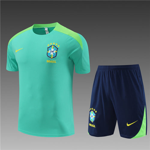 Maillots d'entraînement verts du Brésil 24/25