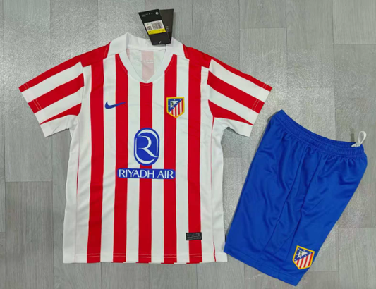 Maillots enfant 25/26 Atlético Madrid domicile