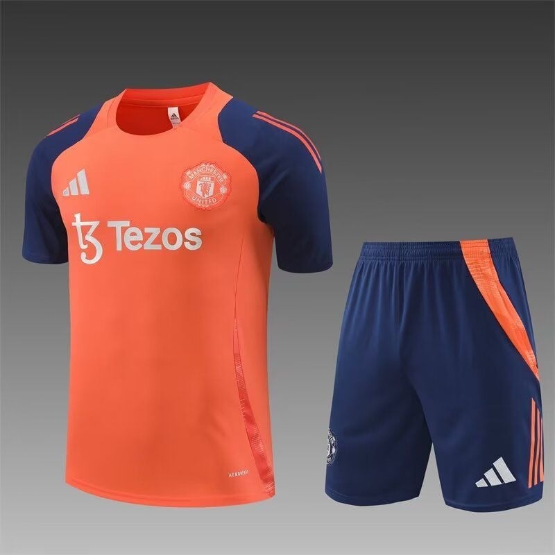 Maillots d'entraînement orange Manchester United 24/25